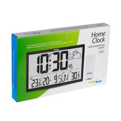 Zegar ścienny LCD bardzo duży GreenBlue GB218 temperatura, d… | PartsPC.pl