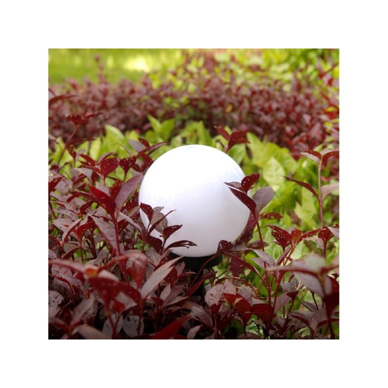 Lampa solarna GreenBlue GB122 wolnostojaca ogrodowa - kula 15x15x48cm,
