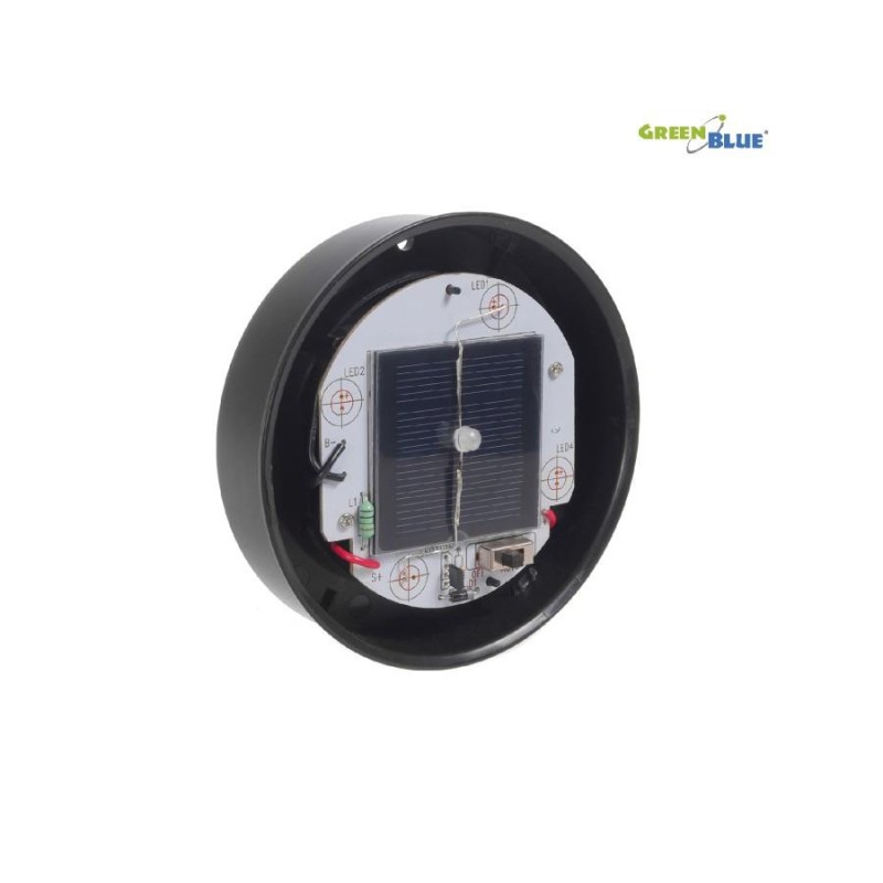 Lampa solarna GreenBlue GB122 wolnostojaca ogrodowa - kula 15x15x48cm,