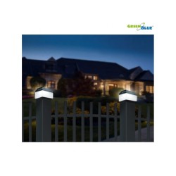 Lampa solarna GreenBlue GB127 na słupek LED 80*80 daszek kop… | PartsPC.pl