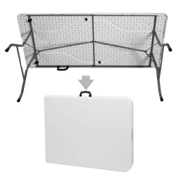 Stół cateringowy ogrodowy 180cm GB370 | PartsPC.pl