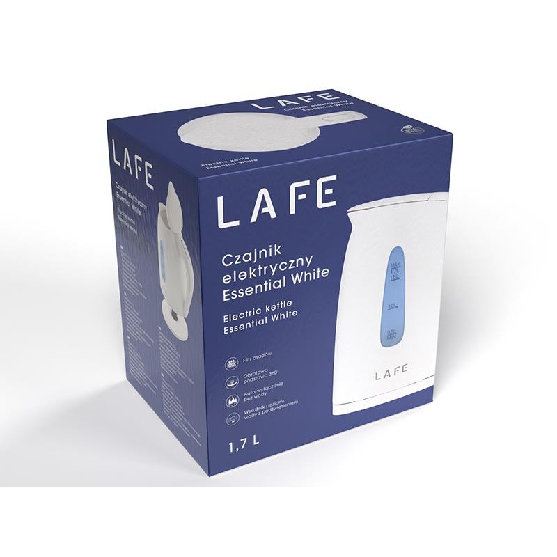 Czajnik elektryczny LAFE Essential White | PartsPC.pl