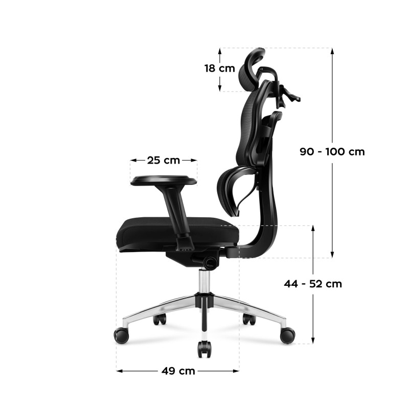 Fotel biurowy Mark Adler Expert 4.9 Black | PartsPC.pl