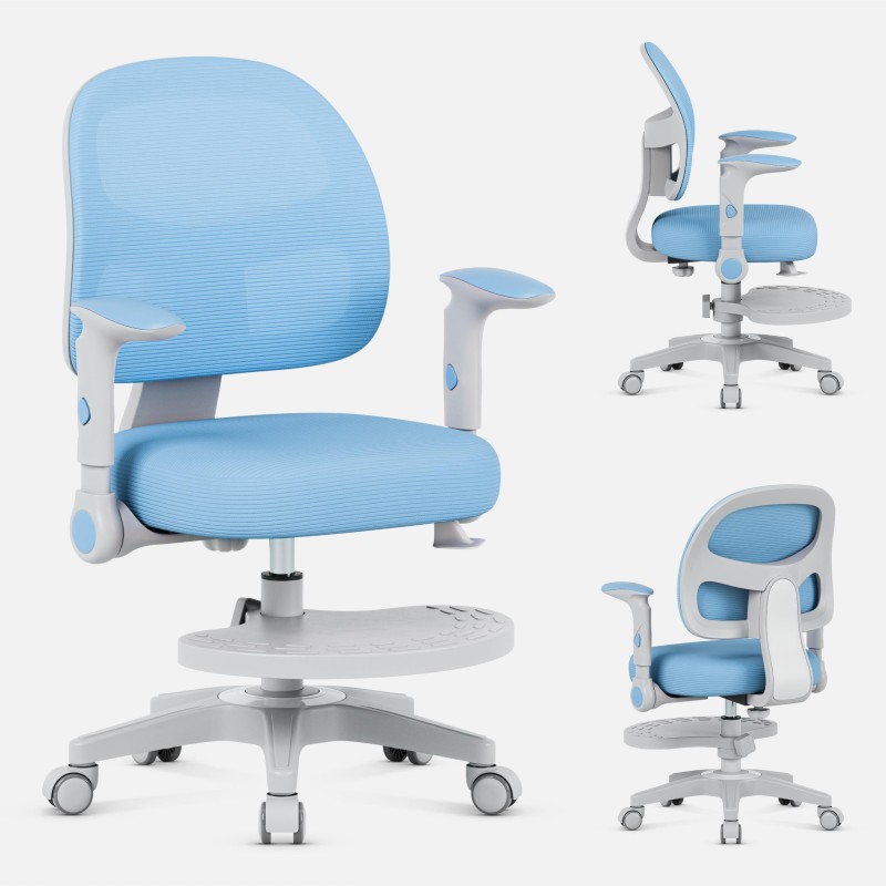 Fotel regulowany dla dziecka Mark Adler Junior 5.0 Blue | PartsPC.pl