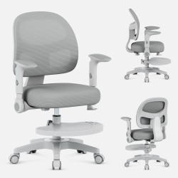 Fotel regulowany dla dziecka Mark Adler Junior 5.0 Grey | PartsPC.pl