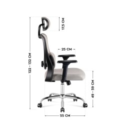 Fotel biurowy Mark Adler Manager 3.2 Grey | PartsPC.pl