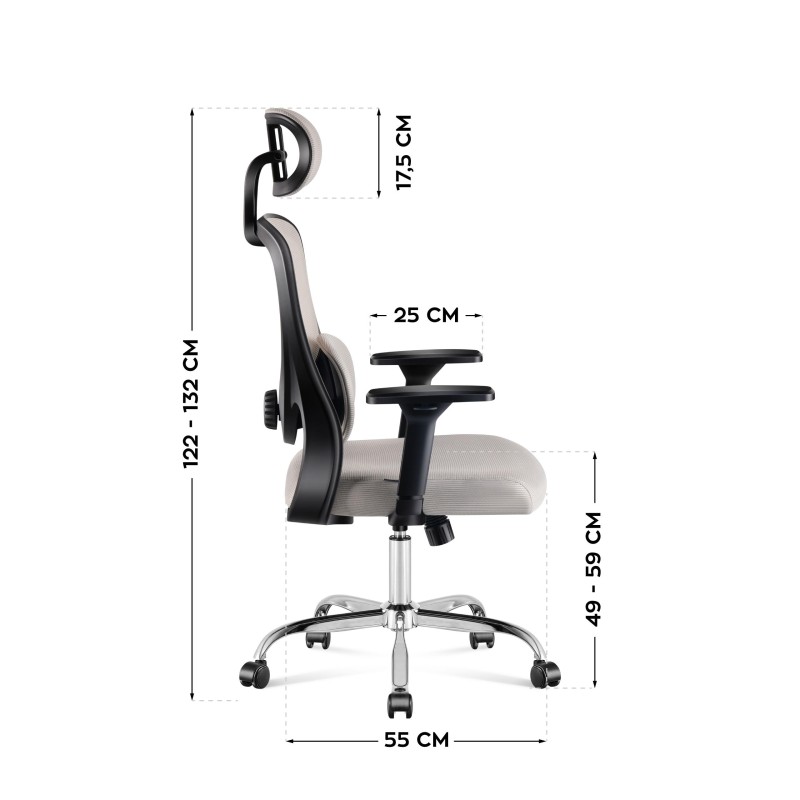 Fotel biurowy Mark Adler Manager 3.2 Grey | PartsPC.pl