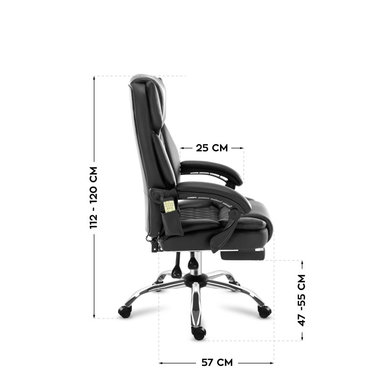 Fotel biurowy Mark Adler Boss 6.0 Black | PartsPC.pl