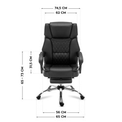Fotel biurowy Mark Adler Boss 6.0 Black | PartsPC.pl