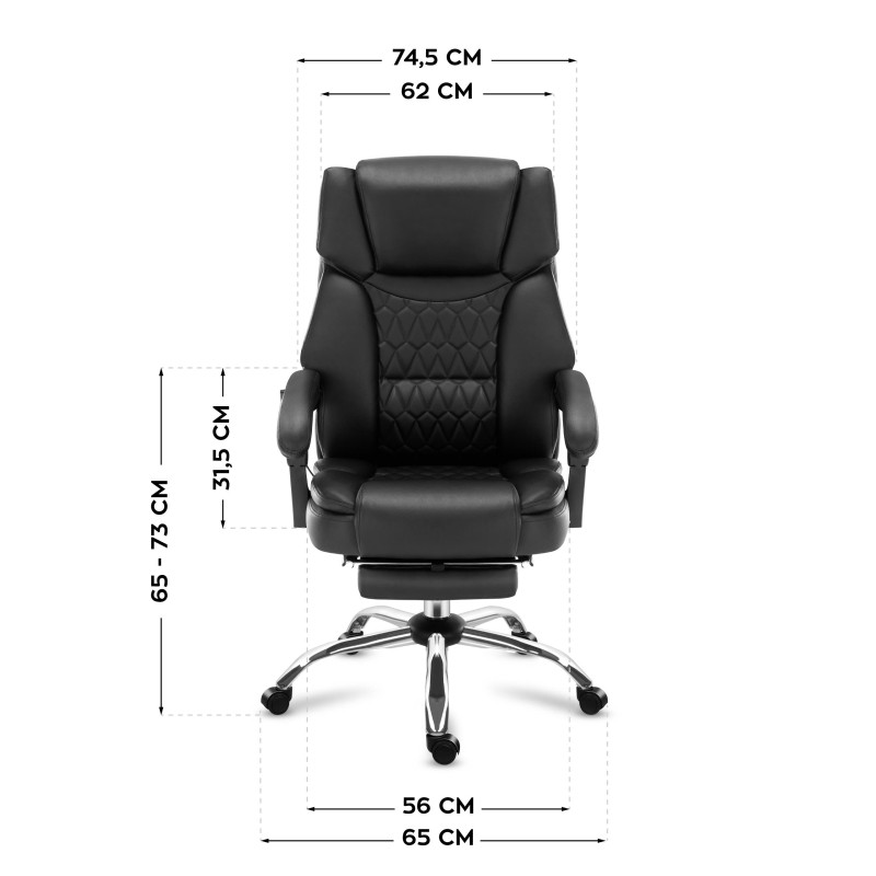 Fotel biurowy Mark Adler Boss 6.0 Black | PartsPC.pl