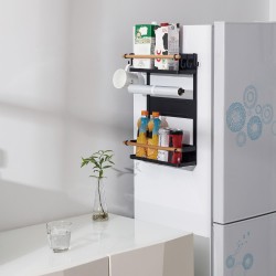 Półka magnetyczna na lodówkę / pralkę Maclean MC-910 czarna, 12kg max