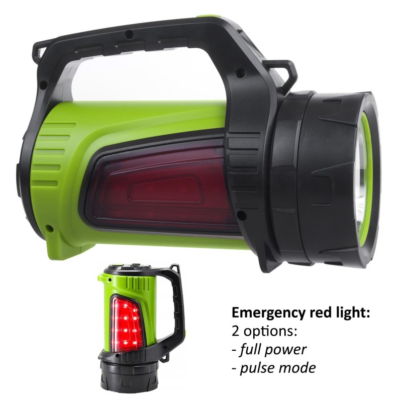 Latarka LED 3w1 Maclean MCE345, funkcja powerbanku, 3 tryby świecenia, 5W