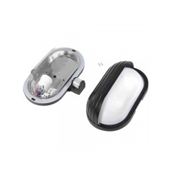 Plafon ścienny Maclean MCE33B z czujnikiem ruchu PIR 60W 180° czarny