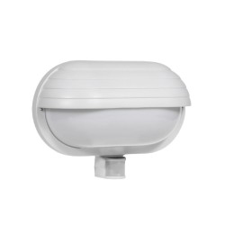 Plafon ścienny Maclean MCE33W z czujnikiem ruchu PIR 60W 180° biały