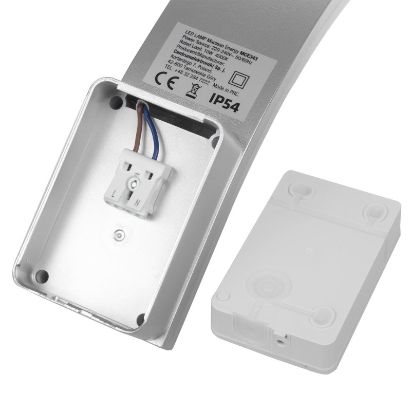 Lampa LED Maclean MCE343 SV ścienna zewnętrzna elewacyjna | PartsPC.pl