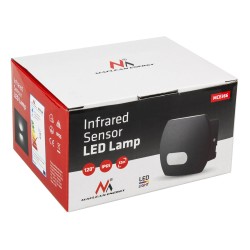 Lampa LED ścienna z czujnikiem PIR Maclean MCE366