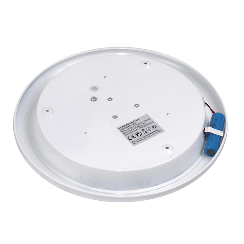 Plafon LED Maclean MCE131 ACU 12W z czujnikiem ruchu pir i zasilaniem