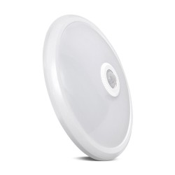 Plafon LED Maclean MCE131 ACU 12W z czujnikiem ruchu pir i zasilaniem