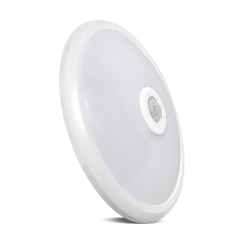Plafon LED Maclean MCE131 ACU 12W z czujnikiem ruchu pir i zasilaniem