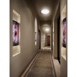 Plafon LED Maclean MCE131 ACU 12W z czujnikiem ruchu pir i zasilaniem