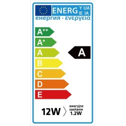 Plafon LED Maclean MCE131 ACU 12W z czujnikiem ruchu pir i zasilaniem