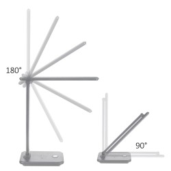 Lampka biurkowa LED Maclean MCE614 W, max. 9W, 220-240V AC, możliwość