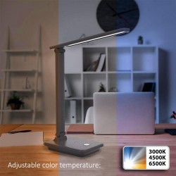 Lampka biurkowa LED Maclean MCE614 B, max. 9W, 220-240V AC, możliwość