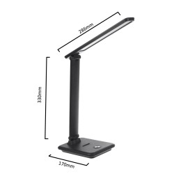 Lampka biurkowa LED Maclean MCE614 B, max. 9W, 220-240V AC, możliwość