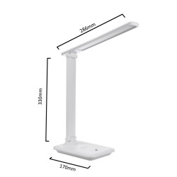 Lampka biurkowa LED Maclean MCE616 W, max. 9W, 220-240V AC, możliwość