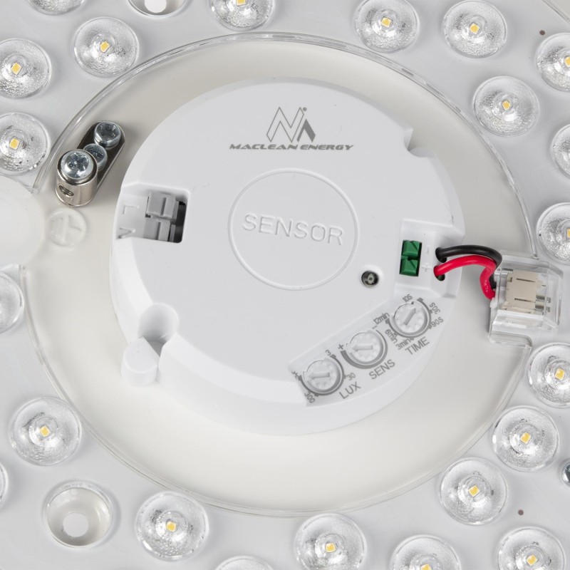 Lampa LED z czujnikiem Maclean MCE347, sufitowa, czujnik mikrofalowy