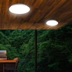 Lampa LED z czujnikiem Maclean MCE347, sufitowa, czujnik mikrofalowy