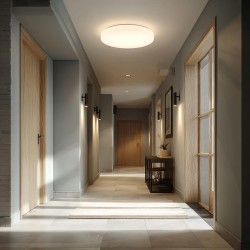 Lampa LED z czujnikiem Maclean MCE347, sufitowa, czujnik mikrofalowy