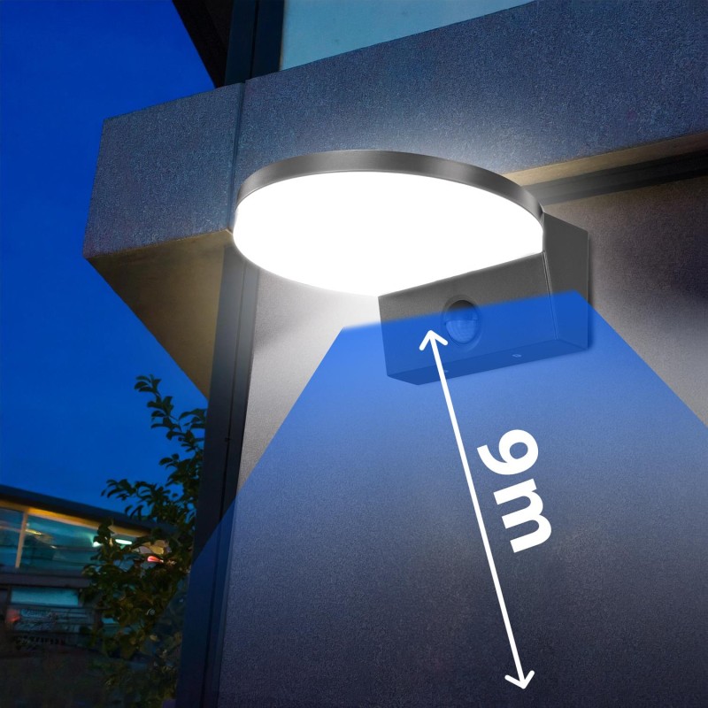 Lampa LED z czujnikiem Maclean MCE344 GR, czujnik ruchu PIR,… | PartsPC.pl