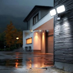 Lampa LED Maclean MCE524 B, z czujnikiem PIR, 20W, 1500lm, I… | PartsPC.pl