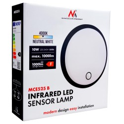 Lampa LED z czujnikiem ruchu Maclean MCE525 B, czujnik PIR, … | PartsPC.pl
