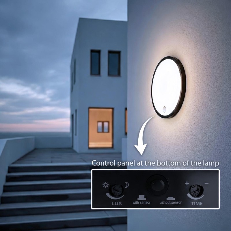 Lampa LED z czujnikiem ruchu Maclean MCE525 B, czujnik PIR, … | PartsPC.pl
