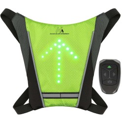 Kamizelka / plecak LED Maclean MCE420 z pilotem | PartsPC.pl