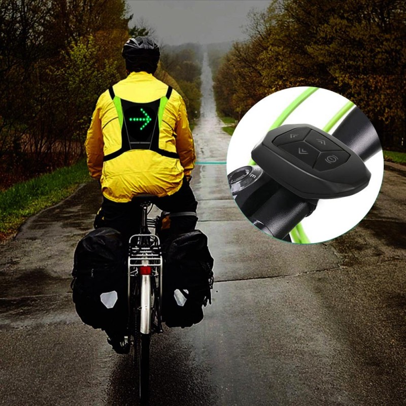 Kamizelka / plecak LED Maclean MCE420 z pilotem | PartsPC.pl