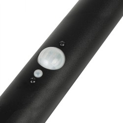 Lampa solarna LED z czujnikiem Maclean MCE465 B, czarna, IP44, 3 tryby