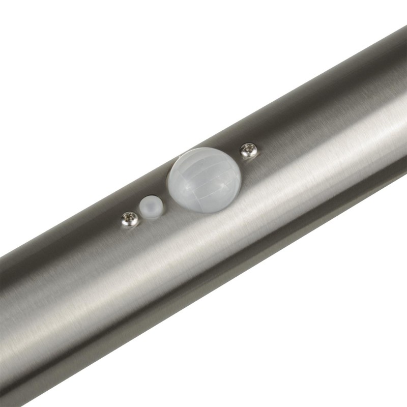Lampa solarna LED z czujnikiem Maclean MCE465 C/M, chrom mat, IP44, 3 tryby