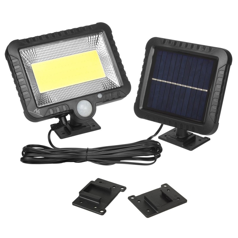 Naświetlacz LED solarny z czujnikiem ruchu Maclean MCE438 IP44, 5W, 400lm,