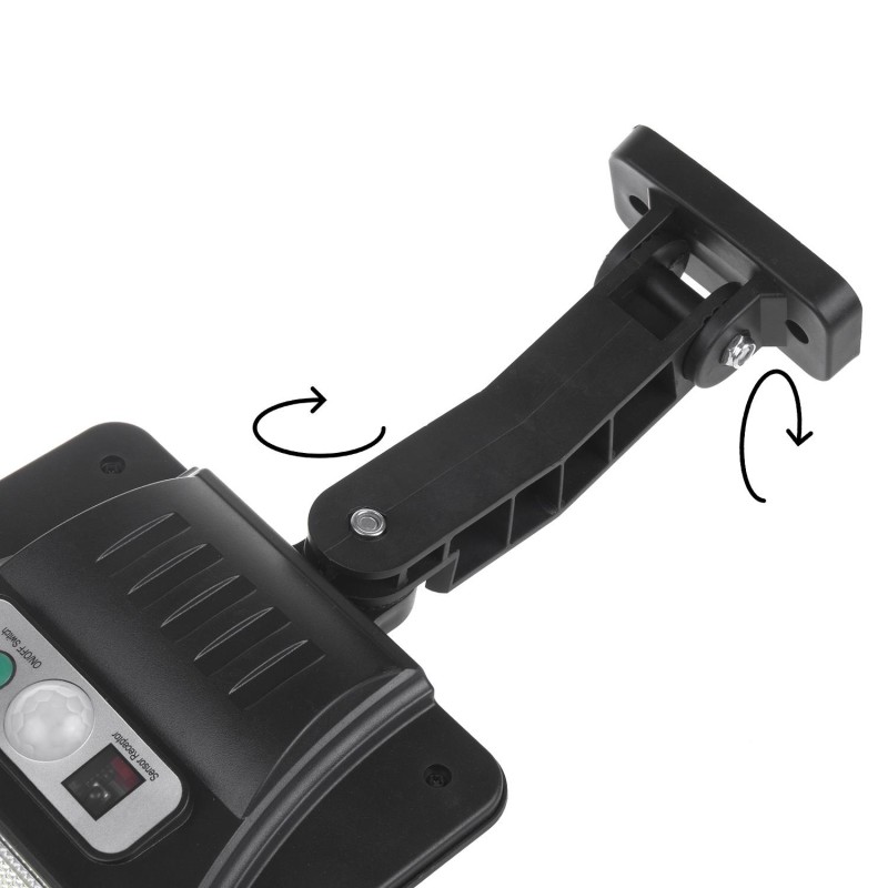 Lampa uliczna solarna LED Maclean MCE446 z czujnikiem ruchu i pilotem IP54,