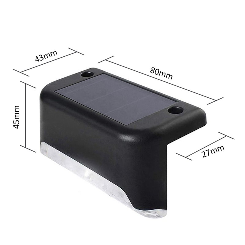 Lampa solarna schodowa tarasowa LED Maclean MCE319 IP44 4000K Ni-MH 100