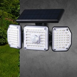 Lampa solarna LED Maclean MCE615 z czujnikiem ruchu IP65, 4W, 320lm, 4000K,