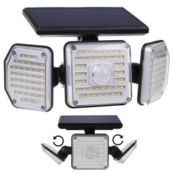Lampa solarna LED Maclean MCE615 z czujnikiem ruchu IP65, 4W, 320lm, 4000K,