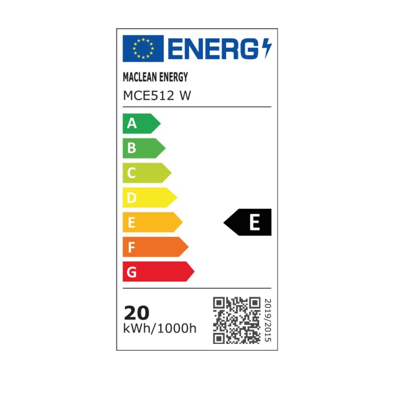 Lampa LED z czujnikiem ruchu Maclean MCE512 W, czujnik ruchu PIR, kolor