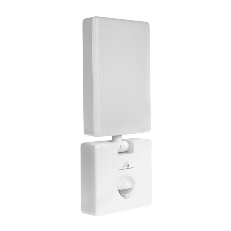 Lampa LED z czujnikiem ruchu Maclean MCE516 W, czujnik ruchu PIR, kolor