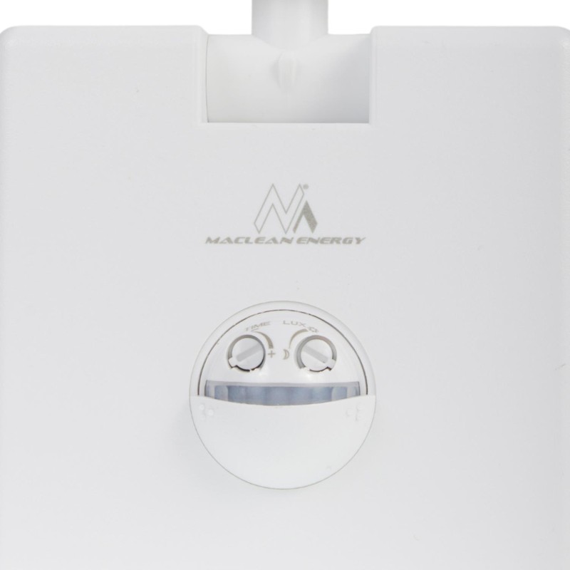 Lampa LED z czujnikiem ruchu Maclean MCE516 W, czujnik ruchu PIR, kolor