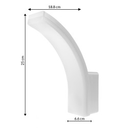 Lampa LED Maclean MCE511 W, kolor biały, 20W, IP65, 2750lm, barwa neutralna