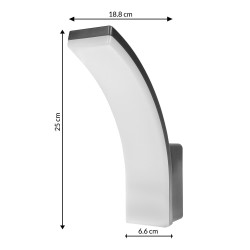 Lampa LED Maclean MCE511 GR,kolor szary, 20W, IP65, 2750lm, … | PartsPC.pl